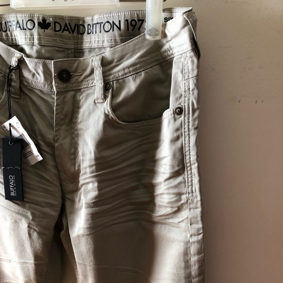 NWT Buffalo David Bitton Men’s Twill Pants - Picture 6 of 8